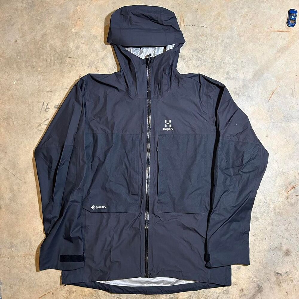 Haglofs Men's Black and Navy Jacket